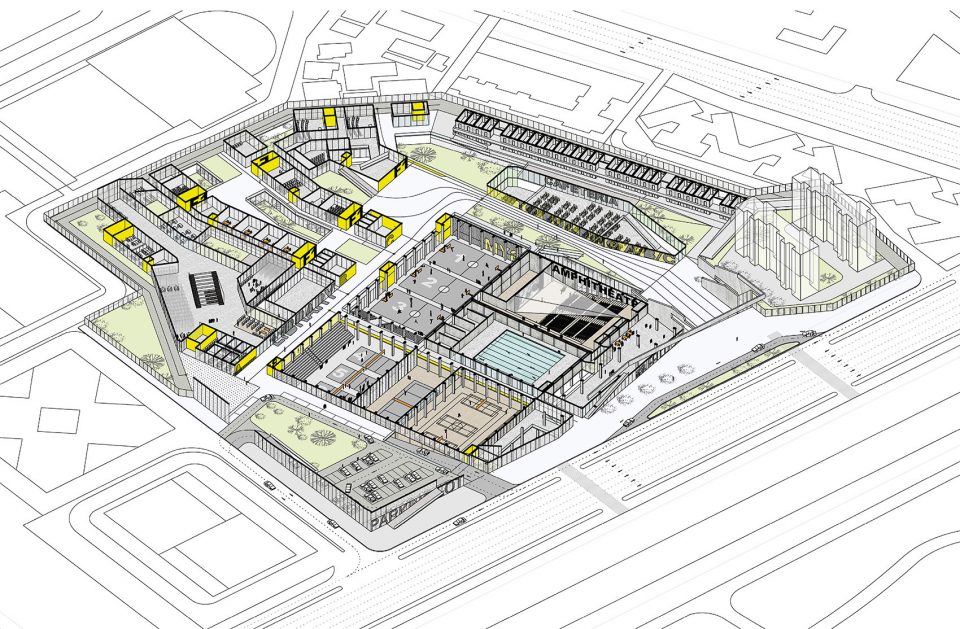 Futian high school campus by reMIX studio