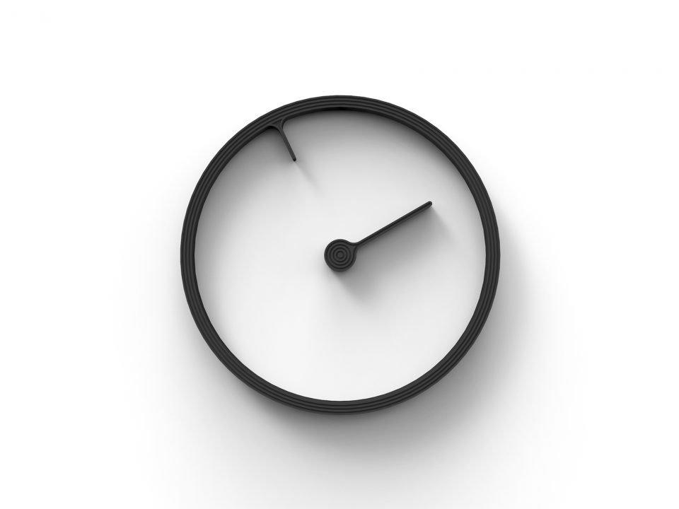 Reverse clock by Mattice Boets