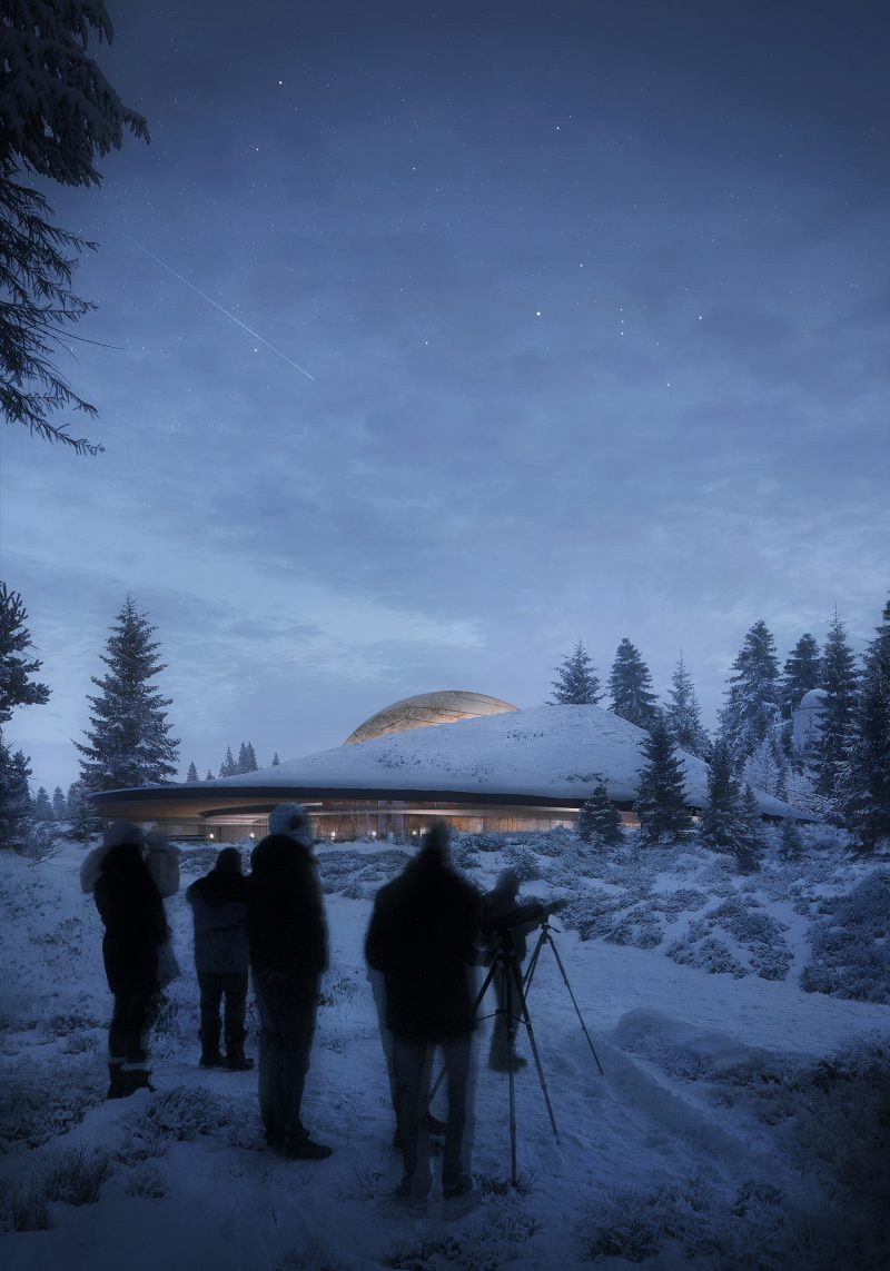 planetarium and visitor center for solobservatoriet by snohetta