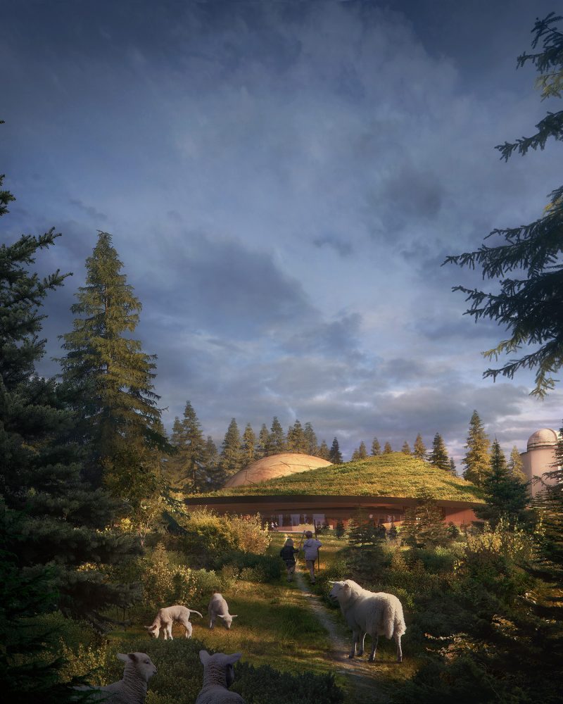 planetarium and visitor center for solobservatoriet by snohetta