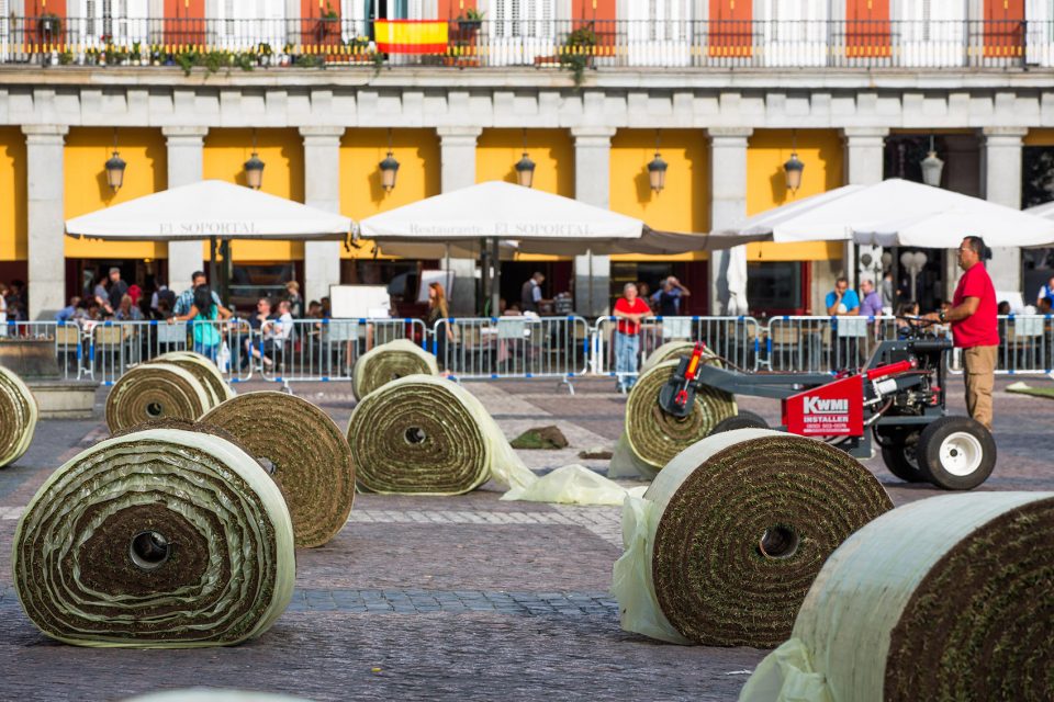 GRASS Plaza Mayor Madria Spain by SpY