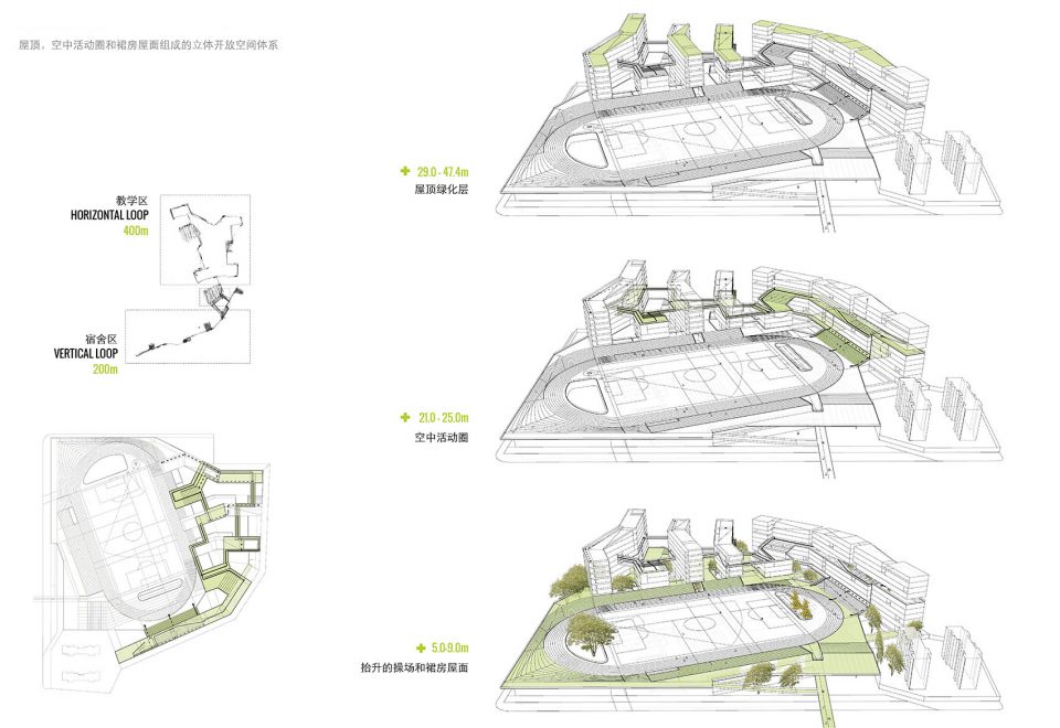 Futian high school campus by reMIX studio