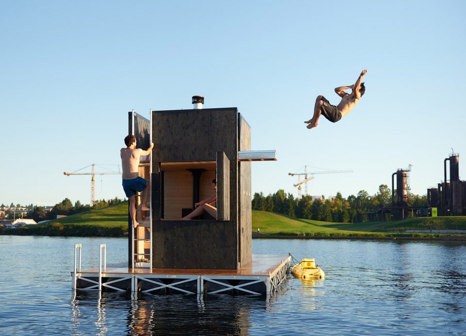 wa sauna Seattle USA by oCstudio