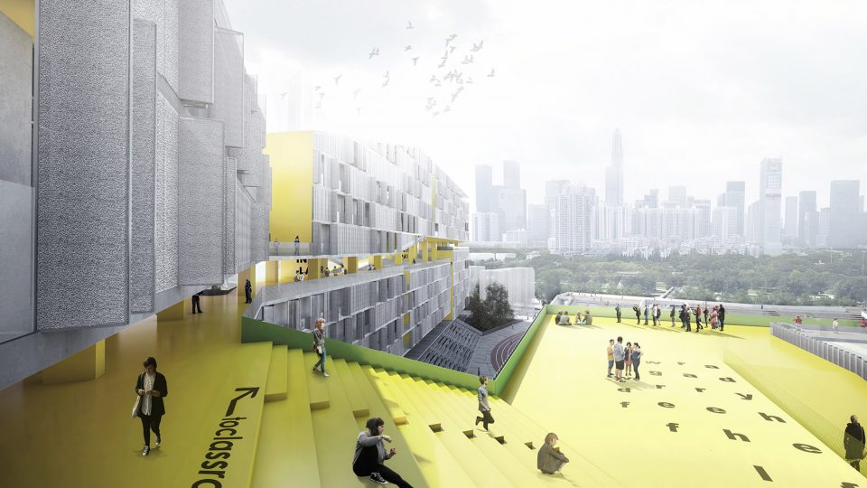 Futian high school campus by reMIX studio