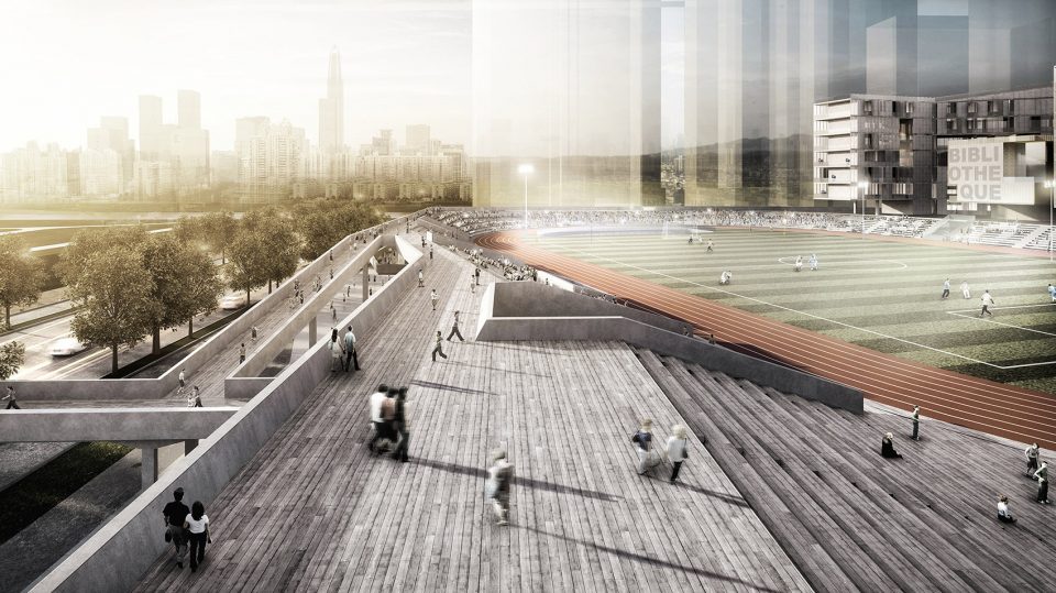 Futian high school campus by reMIX studio