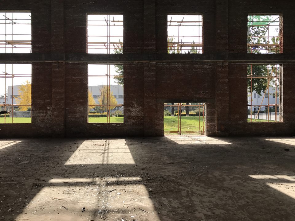 the renovation of old train factory to crrc 1897 creative display center china by project