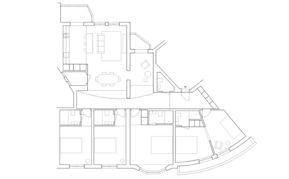 Firmeza Apartment by Pablo Pita Architects