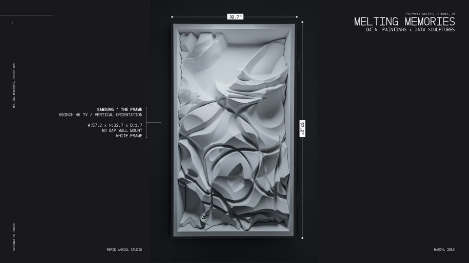 Melting Memories by Refik Anadol Studio