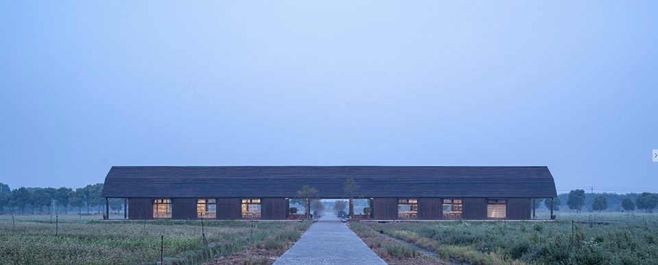 Huateng Hog House Rural Library by Leeko Studio