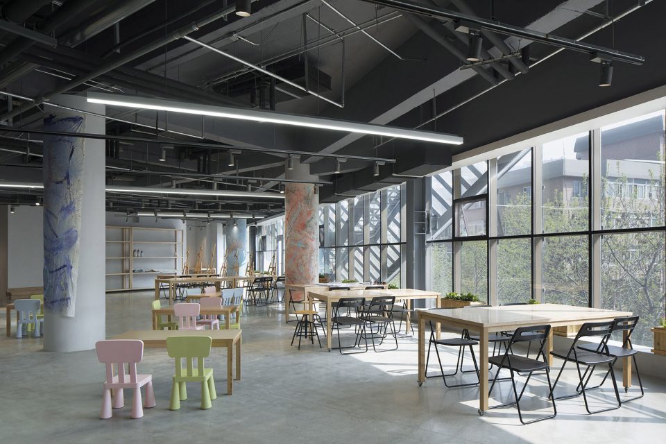Florence dalian culture art exchange center by penda Beijing office