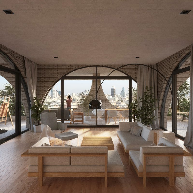 tel aviv arcades by penda