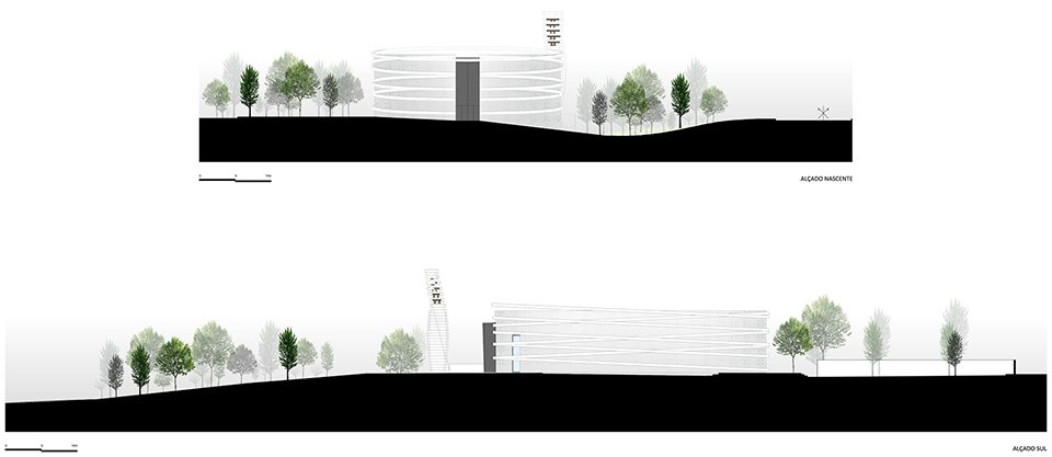 Church S TiagoAntas Elevations South East 拷贝
