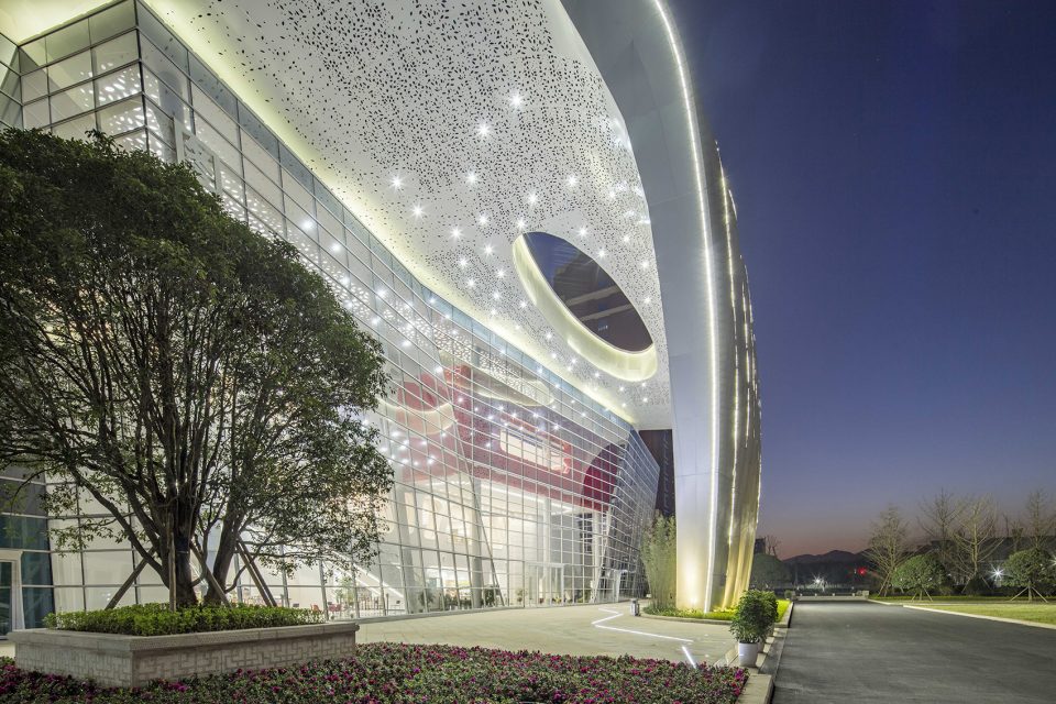 chongqing real estate college library china by ph alpha design ltd