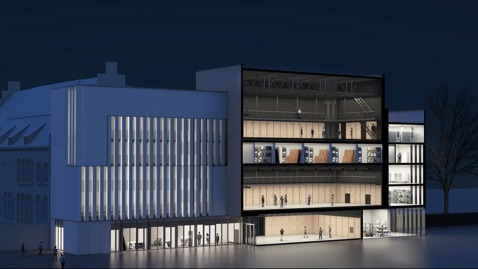 Rehearsal Stage Center of the Deutsche Theater in Berlin by gmp