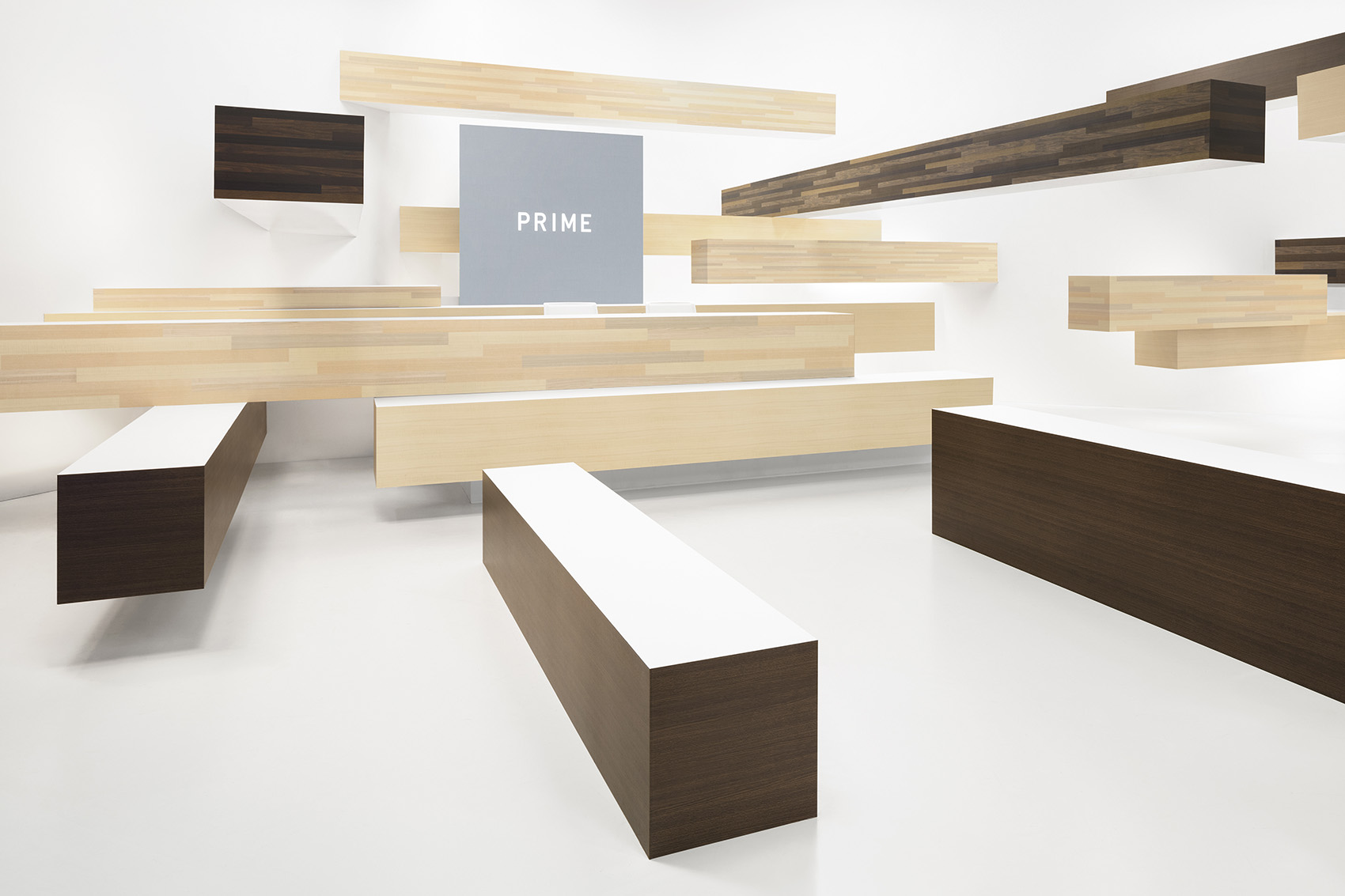 PRIME news branding by nendo
