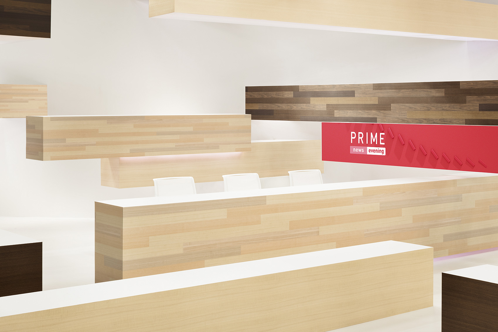 PRIME news branding by nendo