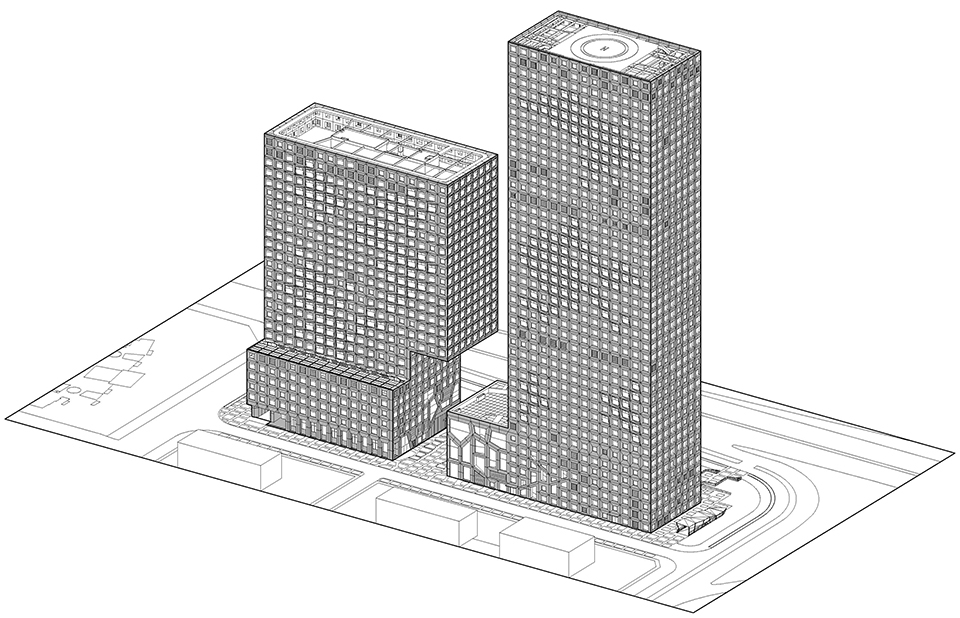 CGN Headquarters Building China by URBANUS