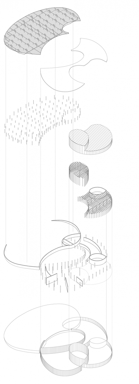 Entrance building of botanical garden in Prague Fránek Architects