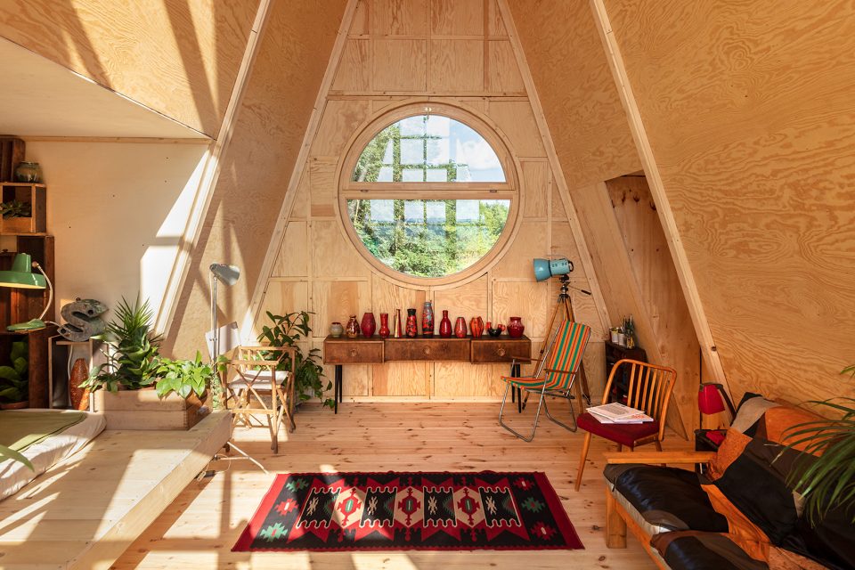 hello wood cabin fever international architects built seven cabin prototypes