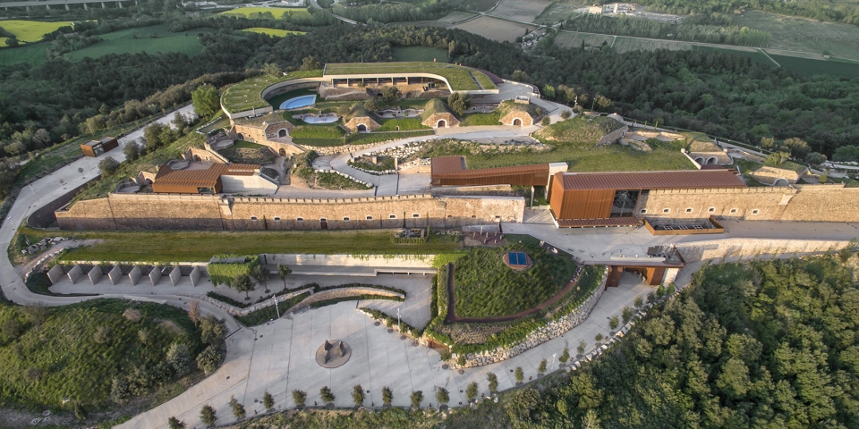 contemporary arts center and hotel at the former xixth century fortres of sant julia de ramis girona by fuses viader arquitectes