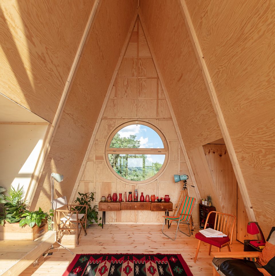 hello wood cabin fever international architects built seven cabin prototypes
