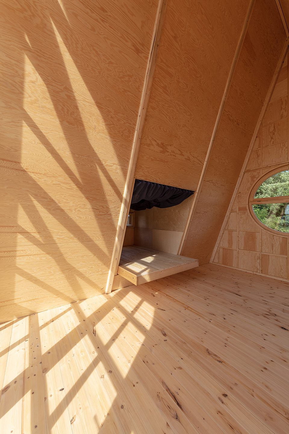 hello wood cabin fever international architects built seven cabin prototypes
