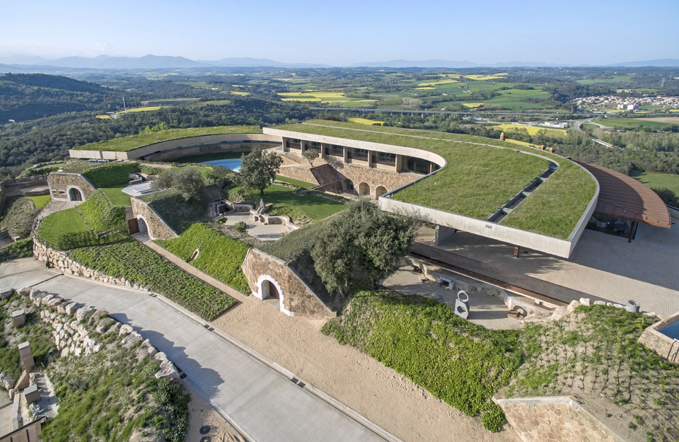 contemporary arts center and hotel at the former xixth century fortres of sant julia de ramis girona by fuses viader arquitectes