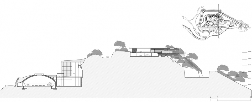 contemporary arts center and hotel at the former xixth century fortres of sant julia de ramis girona by fuses viader arquitectes