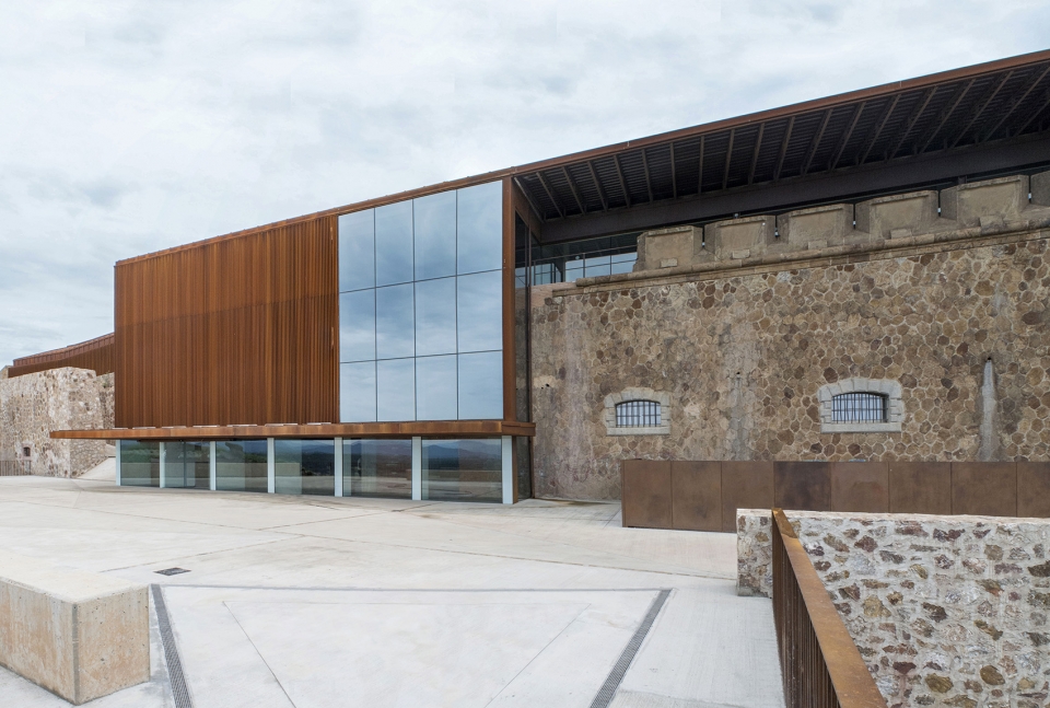 contemporary arts center and hotel at the former xixth century fortres of sant julia de ramis girona by fuses viader arquitectes