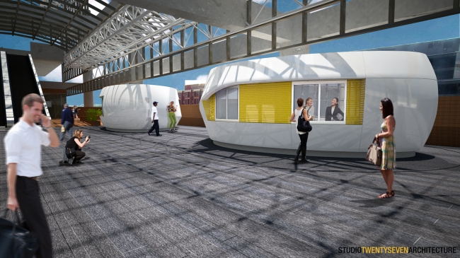 Union Station Bus Deck Pavilions Studio Twenty Seven Architecture