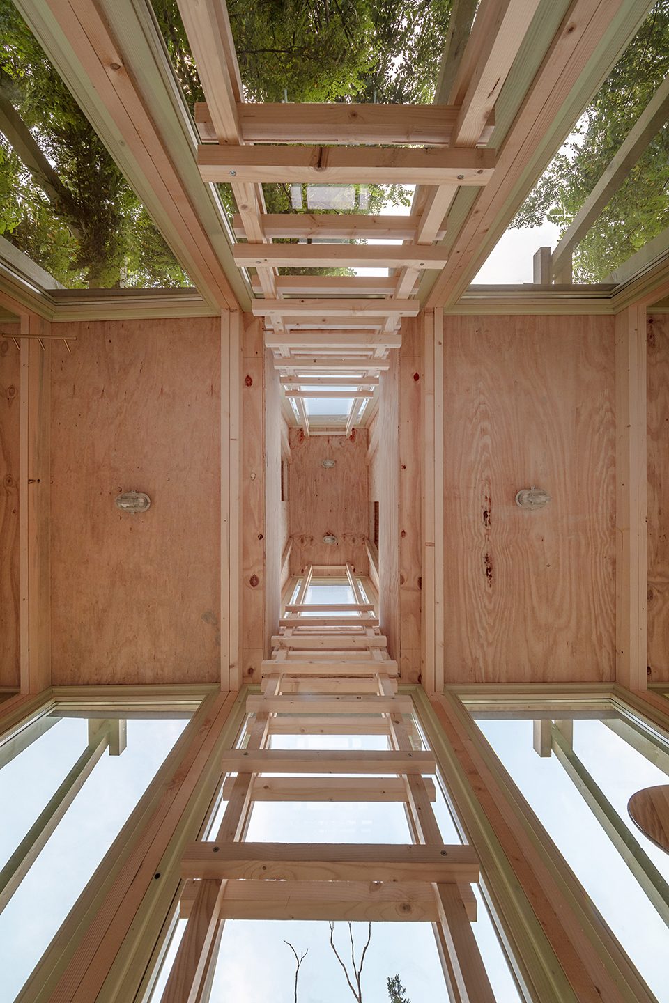 hello wood cabin fever international architects built seven cabin prototypes