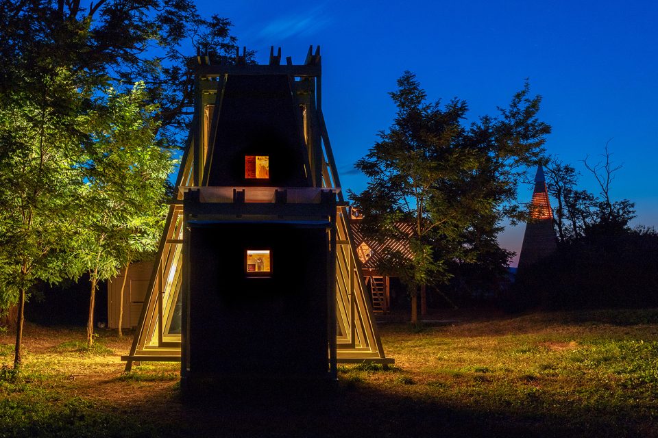 hello wood cabin fever international architects built seven cabin prototypes