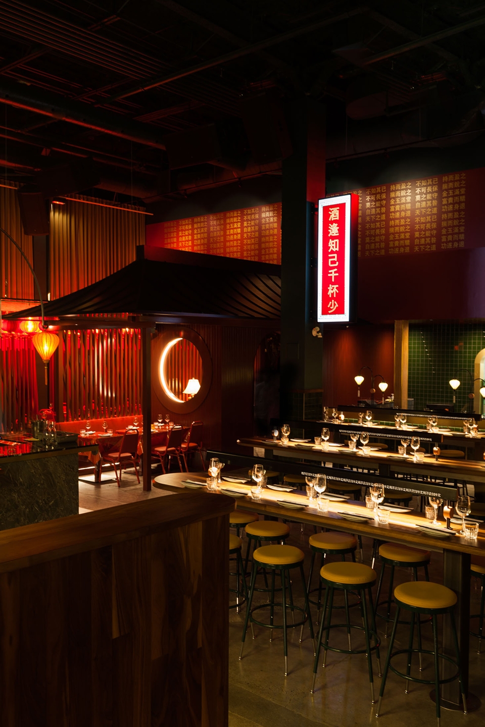 miss wong restaurant by menard dworkind architecture design