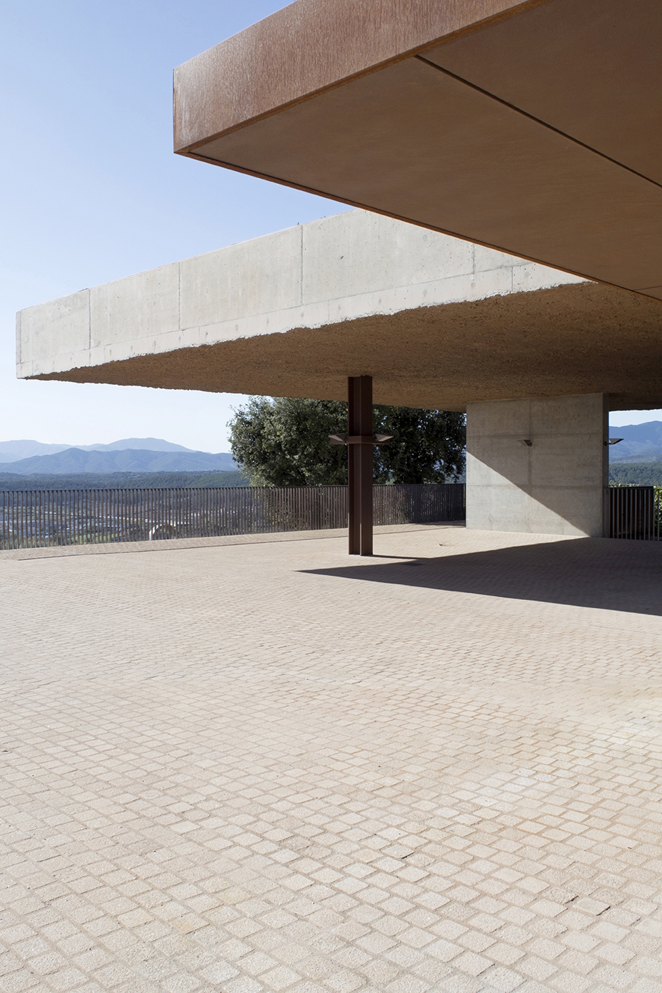 contemporary arts center and hotel at the former xixth century fortres of sant julia de ramis girona by fuses viader arquitectes