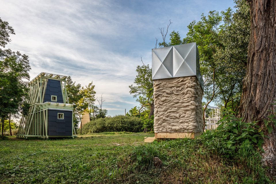 hello wood cabin fever international architects built seven cabin prototypes