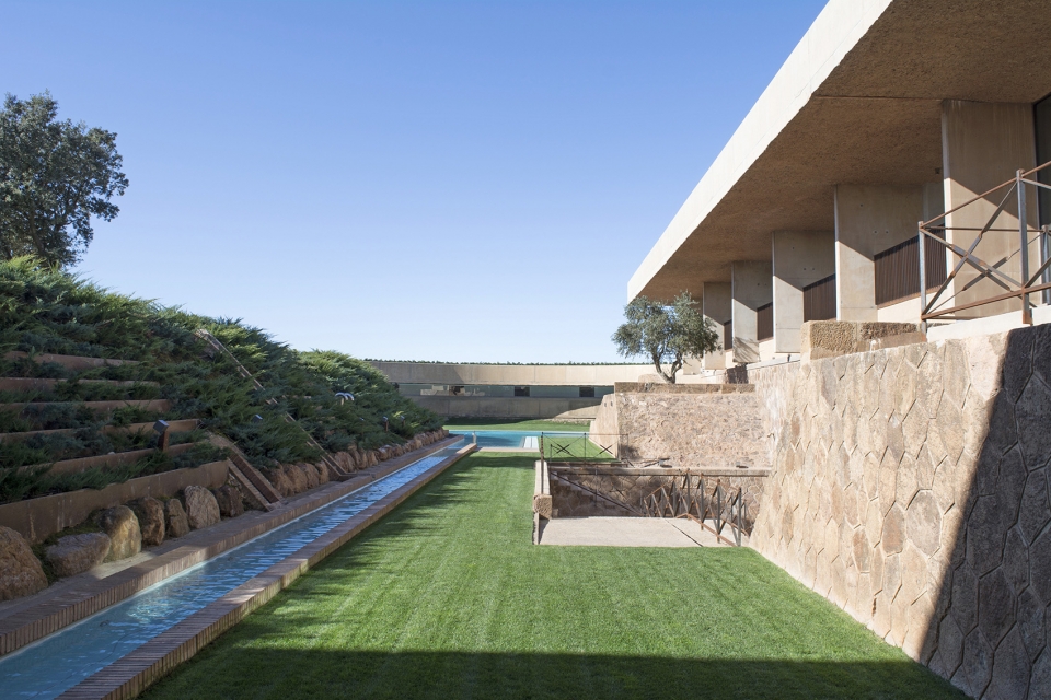 contemporary arts center and hotel at the former xixth century fortres of sant julia de ramis girona by fuses viader arquitectes
