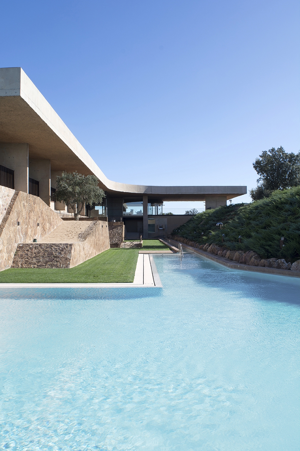 contemporary arts center and hotel at the former xixth century fortres of sant julia de ramis girona by fuses viader arquitectes
