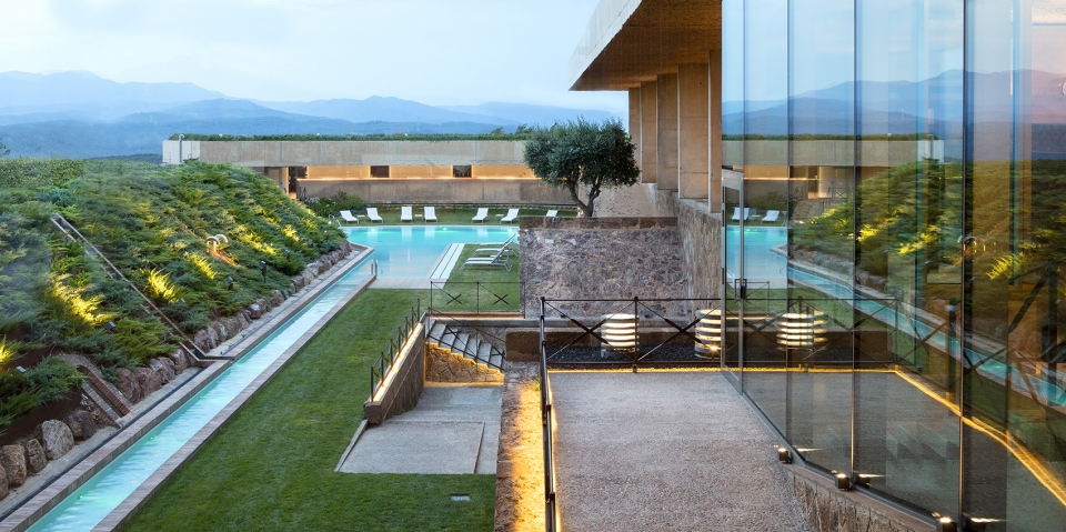 contemporary arts center and hotel at the former xixth century fortres of sant julia de ramis girona by fuses viader arquitectes