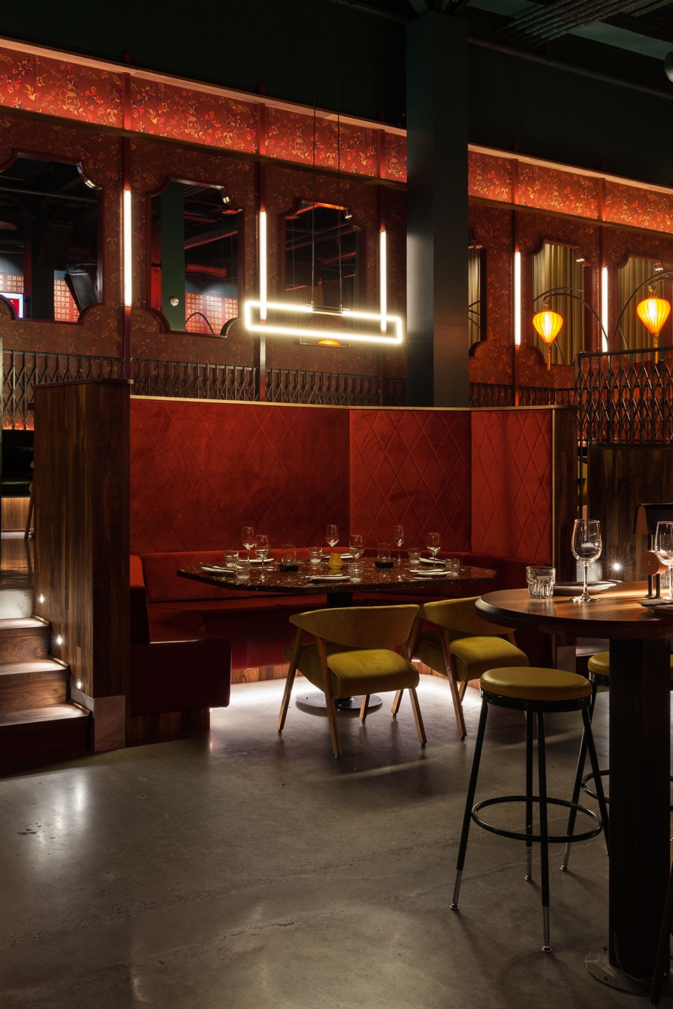 miss wong restaurant by menard dworkind architecture design