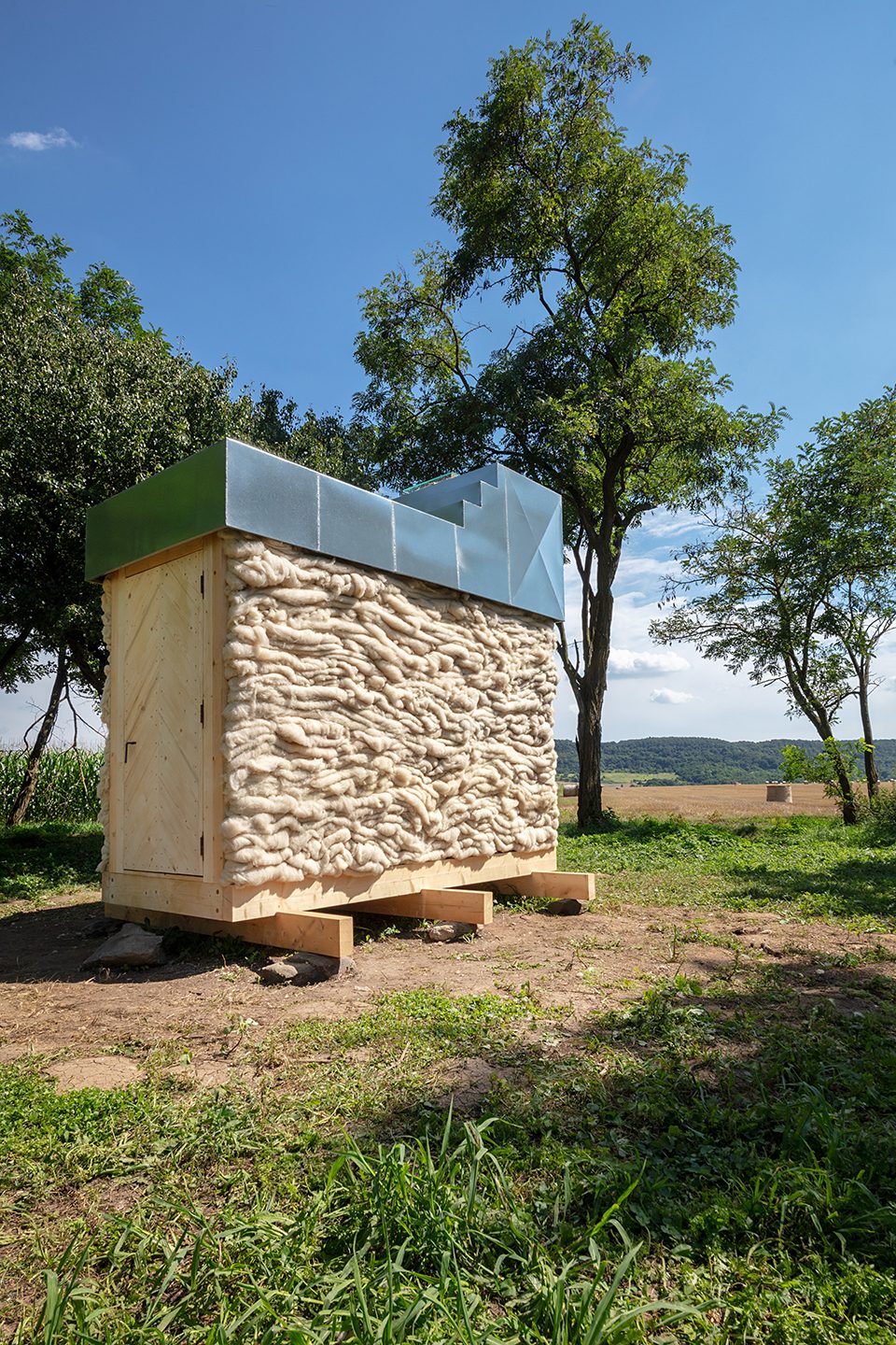 hello wood cabin fever international architects built seven cabin prototypes