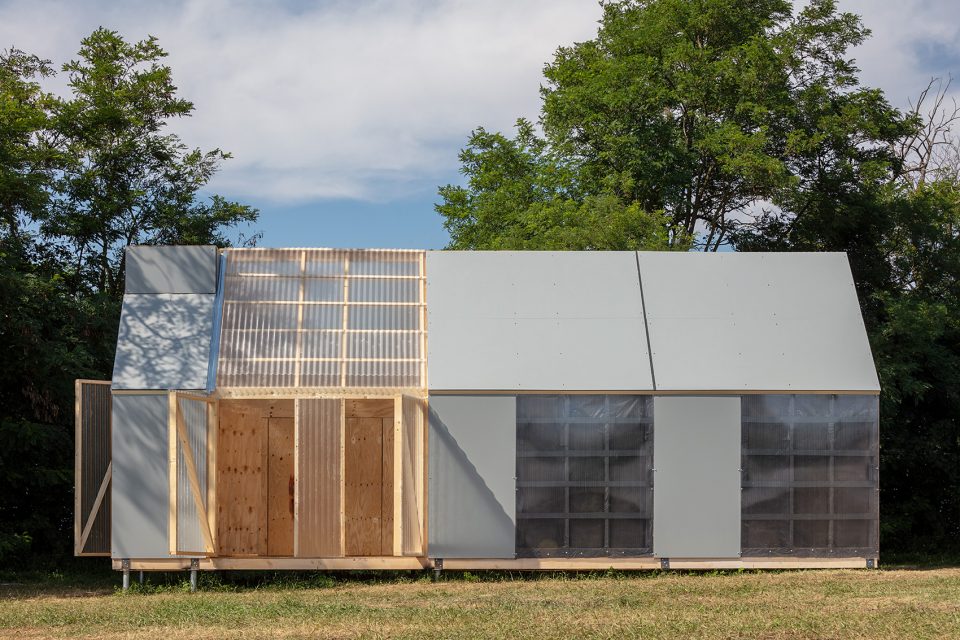 hello wood cabin fever international architects built seven cabin prototypes