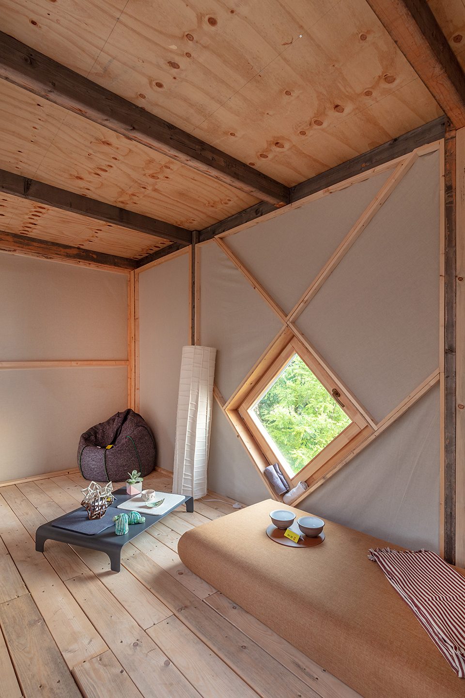 hello wood cabin fever international architects built seven cabin prototypes