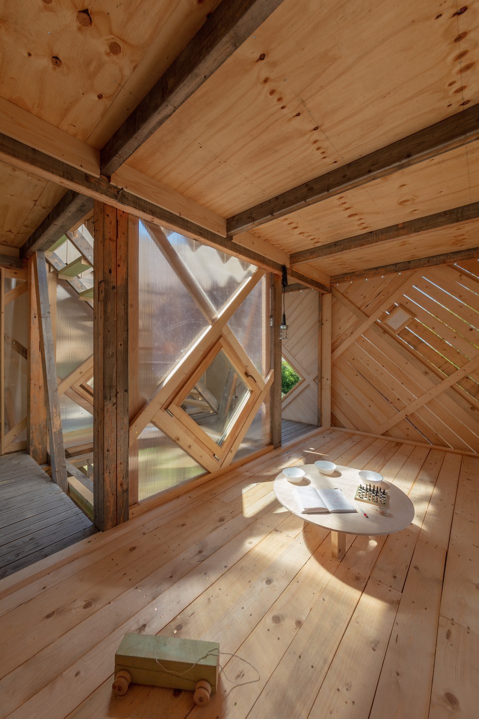 hello wood cabin fever international architects built seven cabin prototypes