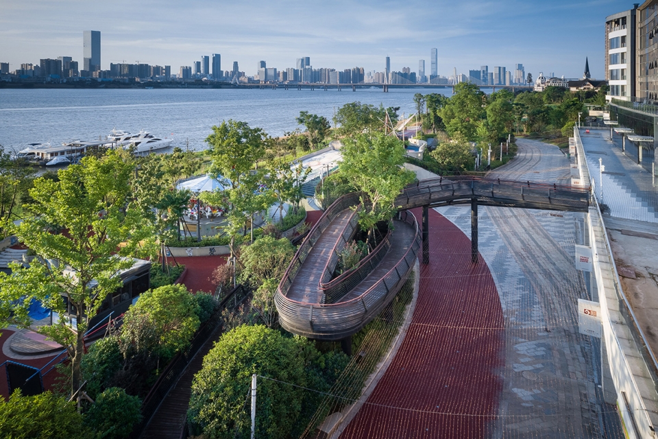 Changsha Xiang River West Bank Commercial Tourism Landscape Zone China by GVL