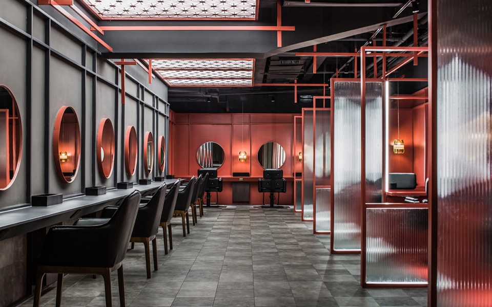 Duchamp Hairstyle Brand Store China by Trenchant Decoration Design