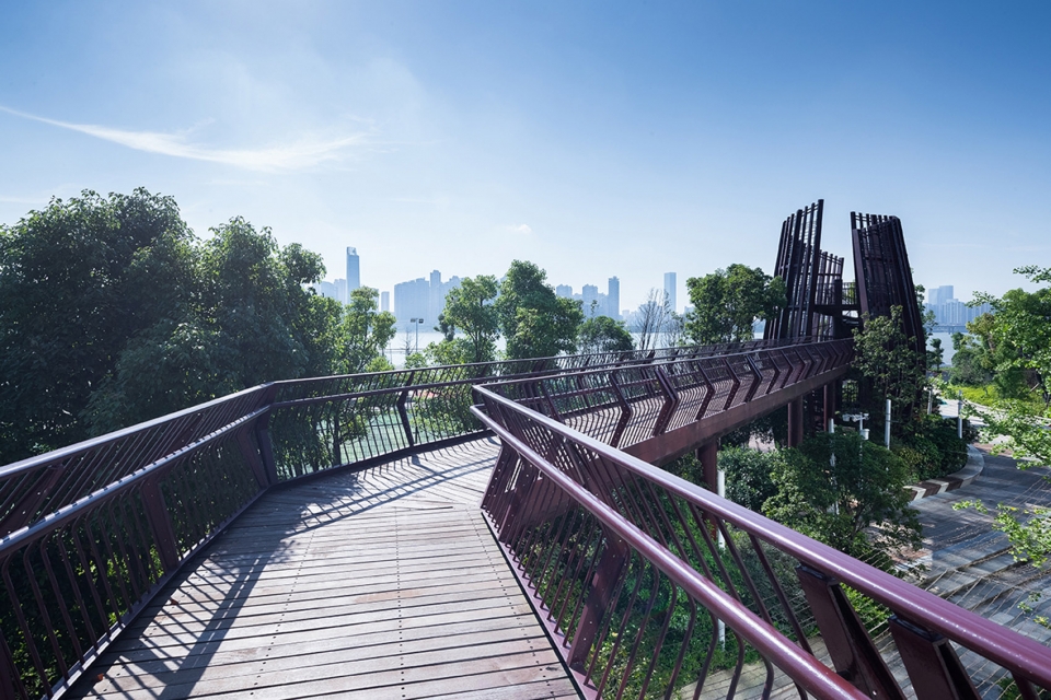 Changsha Xiang River West Bank Commercial Tourism Landscape Zone China by GVL