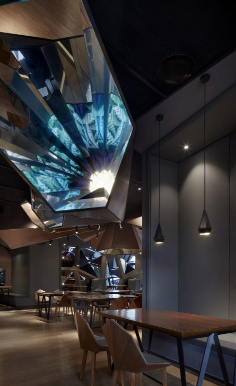 Blooming restaurant Beijing Solana China by YIMU