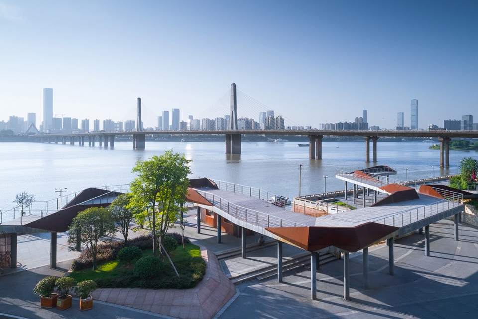 Changsha Xiang River West Bank Commercial Tourism Landscape Zone China by GVL