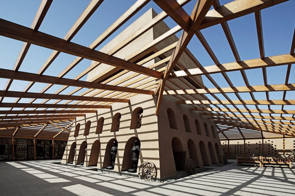ourist Service Center of Gaochang Ruins China by United Design 2 China Architecture Design Research Group