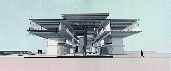 CMRU Admin and Academic Block India by M9 Design Studio